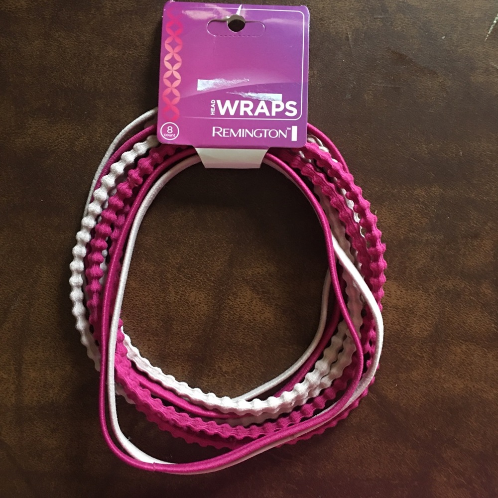 NWT Remington 8 count Pink Head Wraps